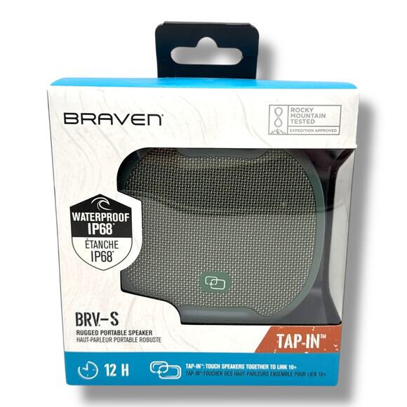 Braven BRV-S Rugged Portable Bluetooth Speaker - Green - Picture 2 of 4